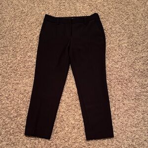 NWOT Talbots Hampshire Ankle Pants. Black. 6P.